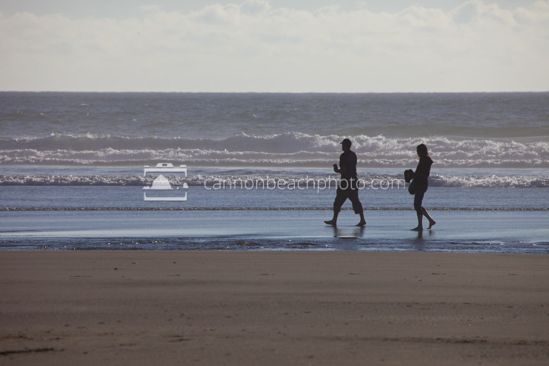 Couple Walking the Shore