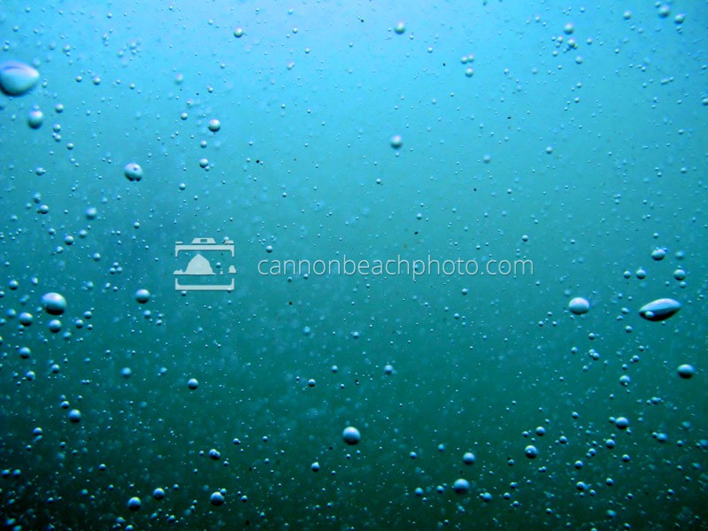 Ocean Photography, Blue Bubbles