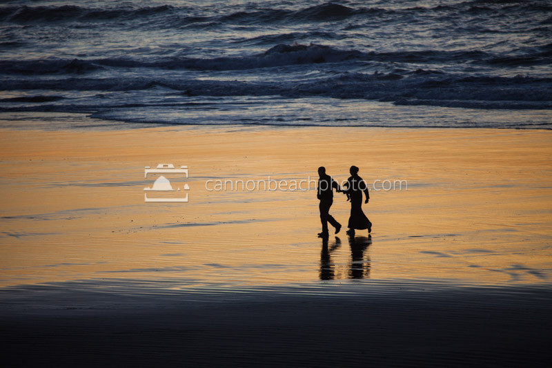 Couple Walking the Shoreline