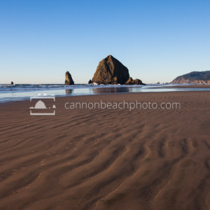 Sunny Winter Day with Haystack Rock