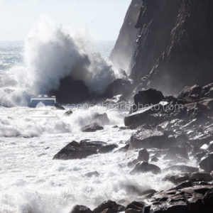 Waves Crash Neahkahnie Cliffs 2