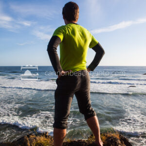 Epic Stance Overlooking the Pacific