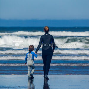 Mother and Son, Surf Lessons