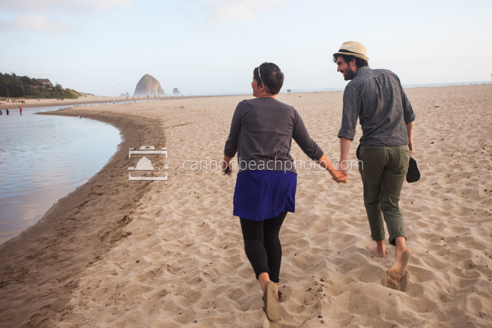 Young Couple Walking Hand in Hand 2