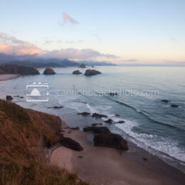 Peaceful Sunset at Ecola Point