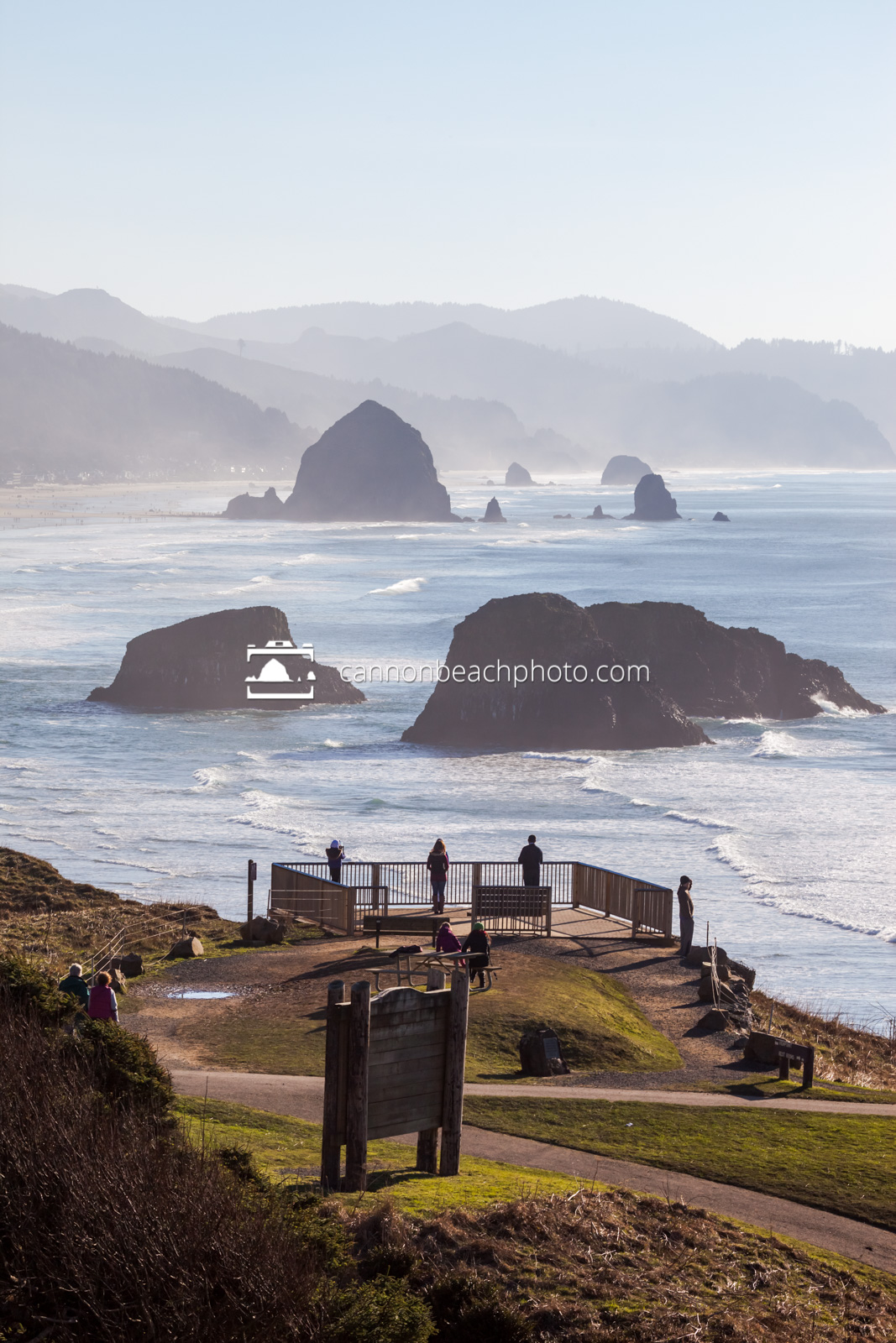 Winter Viewpoint at Ecola State Park