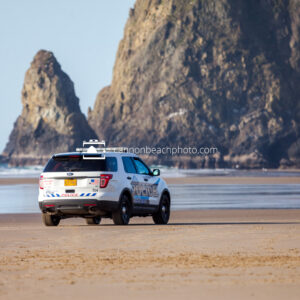 Cannon Beach Police on the Beach 2